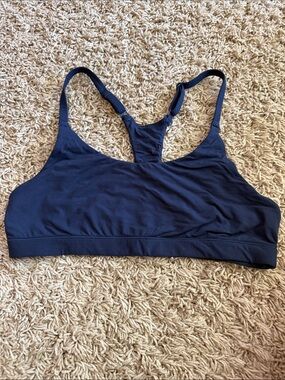 Skims Everyday Comfort Racerback Bralette - Navy